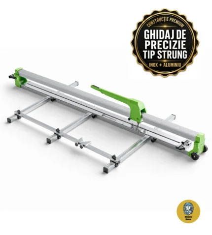 Wendora® Master 1600 mm – mașină profesională de tăiat gresie pentru plăci mari, cu precizie ridicată și ghidaj fără joc