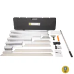 Set profesional Wendora® Master – 5 gletiere inox 0.3 mm cu mâner din aluminiu + prelungitor telescopic și lame schimb 0.5 mm
