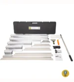 Set profesional Wendora® Master – 5 gletiere inox 0.3 mm cu mâner din aluminiu + prelungitor telescopic și lame schimb 0.5 mm