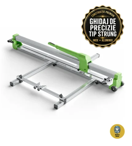 Wendora® Master 1200 mm – mașină profesională de tăiat gresie cu precizie absolută și ghidaj fără joc