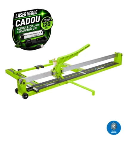 Wendora® Expert Plus 1200 mm – mașină de tăiat gresie pentru lucrări precise, cu Laser Verde și control avansat