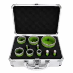 Set 10 carote diamantate M14 6-68 mm pentru gresie porțelanată, granit și marmură